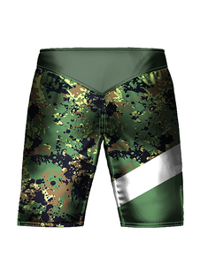 Short MMA imprimé camouflage en coton de haute qualité Sashiko de boxe confortable et durable pour les arts martiaux - Product Image 2