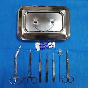 Nouveau Design professionnel petite boîte de chirurgie 14 pièces ensemble de chirurgie mineure Kits d'instruments manuels en acier inoxydable chirurgical certifié CE - Product Image 4