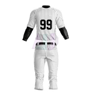 Uniforme de baseball d'équipe léger et respirant en 100 % polyester pour les entraînements, les matchs et les jours de match - Product Image 3