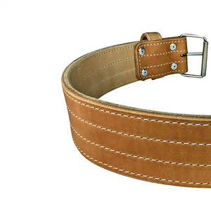 Ceinture de musculation rouge avec chaîne en acier pour la musculation en salle de sport, logo personnalisé, entraînement - Product Image 4