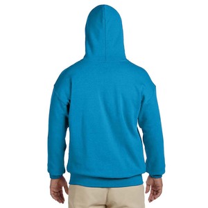 Sudadera con capucha de mezcla pesada con estampado DTG personalizado para hombre, sudadera lisa con capucha - Product Image 2