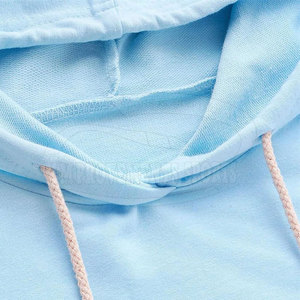 Coton Polyester fait séchage rapide femmes haut court sweats à capuche manches longues femmes adultes haut court sweats à capuche - Product Image 4