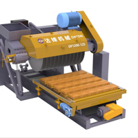 Mesin Pemotong Batu Kerbstone Tugas Berat, Gergaji Pemotong Beton 1200mm dengan Mata Pisau Berlian