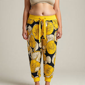 Women Flower Sublimation Print Sweatpants Sportswear Jogger Running Print Female Pajama <b>Trouser</b> Sublimation Sweat Pants Ladies - Product Image 6