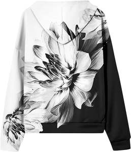 <b>Mens</b> Winter <b>Hoodie</b> With Zipper Cotton <b>Fleece</b> Full Zip Up Streetwear Oversized Fashion Jogger Set Warm Sweatshirt - Product Image 2