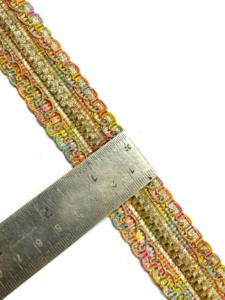 Adornos de encaje de poliéster DIY con cuentas de cristal y diamantes de imitación para zapatos ropa textil para el hogar-Color personalizado hecho a mano - Product Image 3