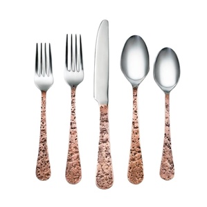 ชุดเครื่องใช้บนโต๊ะอาหารทำจากสแตนเลสเป็นมิตรกับสิ่งแวดล้อมสำหรับร้านอาหารโรงแรมเครื่องใช้บนโต๊ะอาหารแบบนำกลับมาใช้ใหม่ได้ของขวัญสำหรับการตกแต่ง - Product Image 1