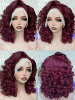 Peluca de Cabello Humano Remy con Ondas Voluminosas, Densidad 200%, Sin Pegamento, SDD 13*4, para Mujeres, Uso Diario