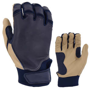 Gants de frappe de baseball/softball à manchette longue avec logo personnalisé, en cuir de qualité supérieure, fermeture auto-agrippante ambidextre, approvisionnement direct usine - Product Image 3
