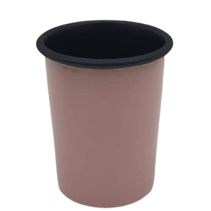 Jardinière de bureau ronde métallique Terrazzo blanc et cuivre couleur Design américain jardinière d'intérieur pour jardin également fait à la main - Product Image 1