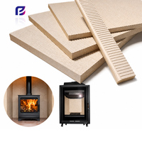 Plaque réfractaire de revêtement de poêle de cheminée résistante aux hautes températures de panneau isolant de vermiculite ignifuge pour l'isolation thermique