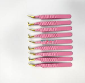 Meilleures pointes de fibres Pince à épiler professionnelle pour une adhérence parfaite aux cils Ne glisse jamais Même les cils de 0.03mm Coude à 90 degrés - Product Image 2