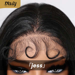 Jess C-DWY 13x6 Lace Front Glueless Synthetic <b>Wig</b> <b>Long</b>-Length Straight with Layer-Cut Blonde Highlight Clearance Sale - Product Image 6