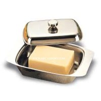Haute demande excellente qualité métal haute qualité argent plaqué beurre plat vaisselle ustensiles de cuisine accessoires prix impressionnant