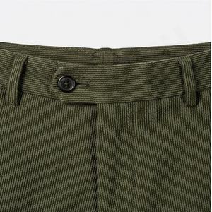 Pantalons chino de golf formels élégants de haute qualité sur mesure pour hommes, coupe ajustée, en nylon et coton extensible, fermeture éclair, sergé, vêtements de travail - Product Image 4