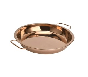 Plateau décoratif multifonctionnel fait main en acier inoxydable doré de 5,5 pouces, léger, écologique et au design moderne, idéal pour bijoux de mariage - Product Image 5