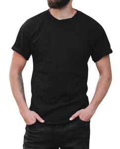 การพิมพ์ที่กําหนดเองคุณภาพสูงเสื้อ T ผู้ชายโลโก้ที่กําหนดเอง 250 Gsm 100% Cotton T เสื้อรอบคอเสื้อยืดสําหรับชายสบายเสื้อยืด - Product Image 6