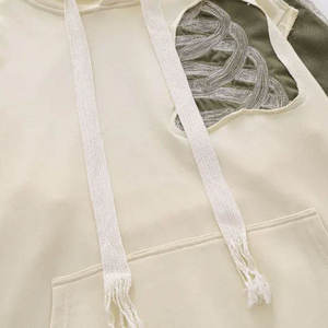 <b>Top</b> Stylish Look Best Selling Men Distressed Hoodie Long Sleeve <b>Thermal</b> High Quality Men Distressed Hoodie - Product Image 3