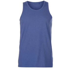 Camisetas sin mangas para hombre de la mejor calidad, con logotipo personalizado, de color sólido, talla grande, transpirables, para gimnasio y entrenamiento. - Product Image 3