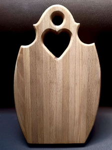 Tabla de Cortar en Forma de Corazón de Madera Maciza de Alta Calidad |   Tabla de cortar de madera decorativa y funcional de AZ ENTERPRISES - Product Image 6