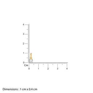 จี้เพชรรูปวงกลมสีทองเสน่ห์ของตกแต่งในห้องปฏิบัติการ - Product Image 5