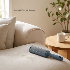 Reusable Self-Cleaning Pet Hair Remover Roller Brush for Cat <b>Dog</b> Furniture <b>Sofa</b> Carpet Clothing - Product Image 2