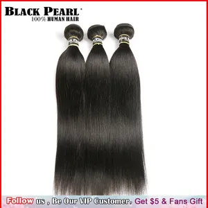ผมแท้บราซิลแบบตรง Remy คุณภาพพรีเมียม แบบมัดหางม้า - Product Image 6