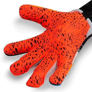 Gants de gardien de but de football professionnels en cuir respirant à lacets, dernier design, équipement d'entraînement épaissi, gants de gardien de but - Product Image 3