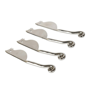 Juego de cuchillos de latón hechos a mano para queso, juego de herramientas para queso con mango de bucle, cuchillos de mantequilla - Product Image 5