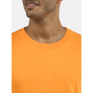 Camiseta de algodón 100% para hombre, camisetas finas de verano suaves informales para Fitness, ropa de casa para hombre, camiseta sólida de manga corta con cuello redondo para hombre - Product Image 2