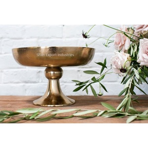 Golden Flower Bowls Metal Flower <b>Vase</b> Elegant Wedding Centerpieces <b>Vase</b> for Home Event Party Tabletop Decoration - Product Image 6