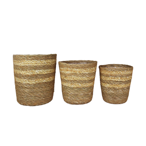 Calidad superior hecha a mano yute algas marinas vivero maceta biodegradable tono Natural hogar/Oficina Decoración fábrica al por mayor - Product Image 2