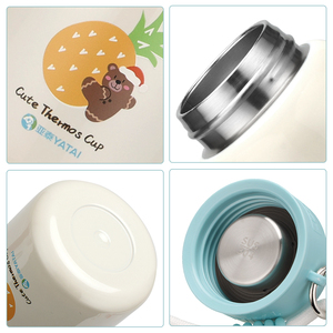 Xách tay 300ml BPA-free thép không gỉ Mug Tumbler dễ thương chai nước trẻ em cho du lịch cho các trường học và các hoạt động ngoài trời - Product Image 4
