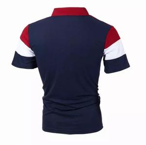 Approvisionnement d'usine 240gsm hommes polo polyester coton mélange durable séchage rapide sport polo de golf en gros en vrac impression personnalisée - Product Image 6