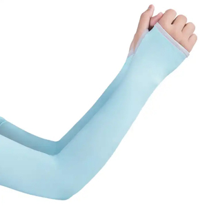 Manchons de bras unisexes d'été pour le cyclisme en extérieur, rafraîchissants, à séchage rapide, sans coutures, écologiques, respirants et avec protection solaire - Product Image 4