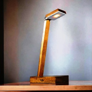 Lampe de table ronde PRODUIT DE VENTE CHAUDE Lampe de table en bois ARTISANAT - Product Image 6
