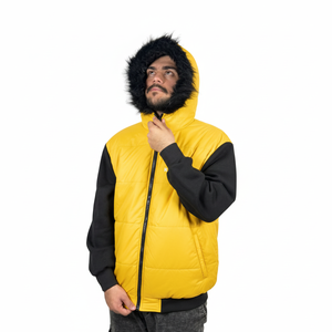 Vestes matelassées pour hommes de qualité supérieure, manches longues, pour l'hiver, vêtements décontractés pour garçons, respirantes, fermeture éclair intégrale, veste matelassée à col montant pour homme - Product Image 4