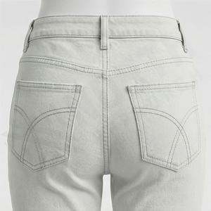 Derniers jeans en denim de couleur personnalisée pour femmes Nouveautés Mode Jeans évasés pour femmes Jeans à pattes d'éléphant tendance - Product Image 5