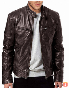 2024 Pakistan leather <b>jacket</b> customized mens leather <b>jacket</b> <b>winter</b> leather <b>jackets</b> for men In <b>Cheap</b> Price Wholesale OEM - Product Image 3