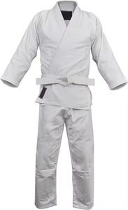 Combinaison d'arts martiaux unisexe professionnelle en coton respirant de haute qualité pour hommes et femmes, logo personnalisé - Product Image 5