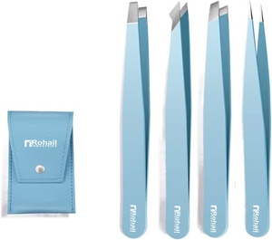 Vente en gros Fourniture de cils de haute qualité Logo personnalisé Ensemble de pinces à sourcils en acier inoxydable Marque privée pour épiler le maquillage - Product Image 1