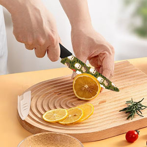 Ensemble de couteaux de chef en céramique en stock avec manche en plastique, 4 pièces, outils de cuisine en vrac, livraison rapide - Product Image 6