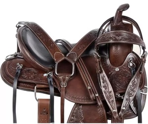 Fabrication de selles équestres pour courses de chevaux en cuir du Pakistan, selle western anglaise pour courses de chevaux - Product Image 4