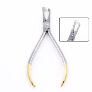 Instrumentos quirúrgicos médicos Alicates de ortodoncia de acero inoxidable Alicates curvos dentales - Product Image 1