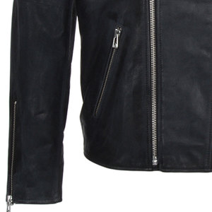 Chaqueta de cuero para hombre de última moda en varios colores para adultos, diseño OEM personalizado, chaqueta de cuero de moda de secado rápido - Product Image 5