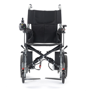 プレミアム全地形対応250W×2ブラシ付きモーター炭素鋼折りたたみ式障害者用電動車椅子 - Product Image 6