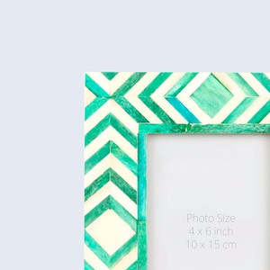 Cadre photo en résine fait main avec impression numérique Mosaïque indienne marocaine Design Vente en gros vrac - Product Image 4