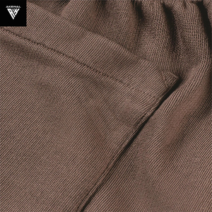 กางเกงขาสั้นซับเหงื่อผ้าคอตตอนผ้าฟลีซสำหรับผู้ชายกางเกงขาสั้นผ้าคอตตอนผ้า100% ขนแกะเทอร์รี่ออกแบบได้ตามต้องการ - Product Image 5