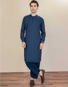 Venta caliente logotipo personalizable impreso hombres Afghani Shalwar Kameez mejor diseño hecho a mano estilo casual - Product Image 6