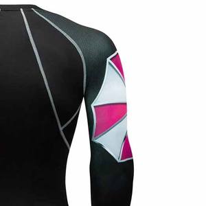 Venta superior Camisas de agarre para hombres Rash Guards Martial Arts Training Fighting Tight Fit Camisa de compresión MMA Rash Guard Hombre - Product Image 6